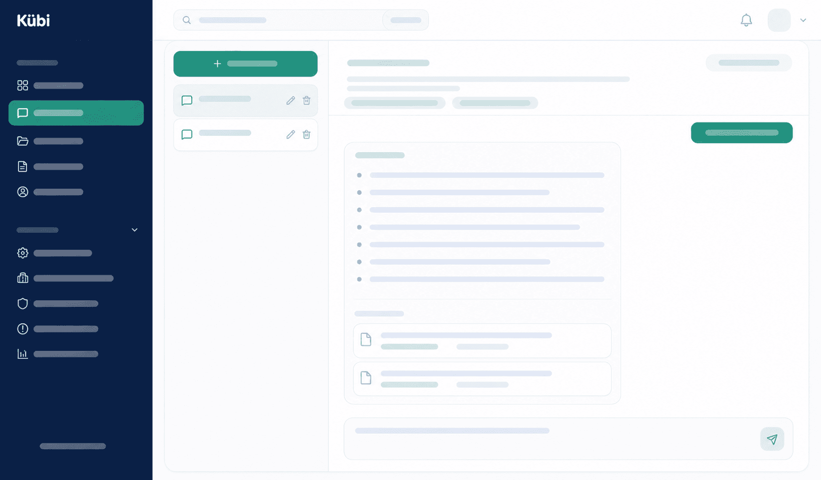 Ask Kübi chat preview